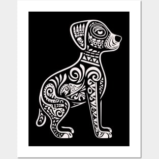 Lino Cut Dog Posters and Art